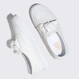 Vans Bayan Spor Ayakkabı Cotton Lace Authentic Knotted Beyaz | 11548-609